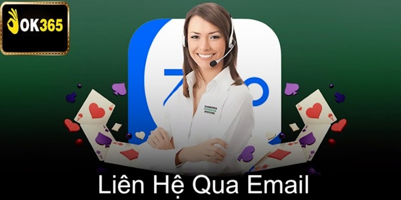 Liên hệ Ok365 qua email để giải quyết vấn đề phức tạp