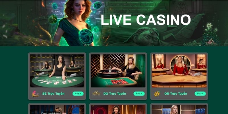 Không thể bỏ qua các trò chơi Casino với các Dealer quyến rũ